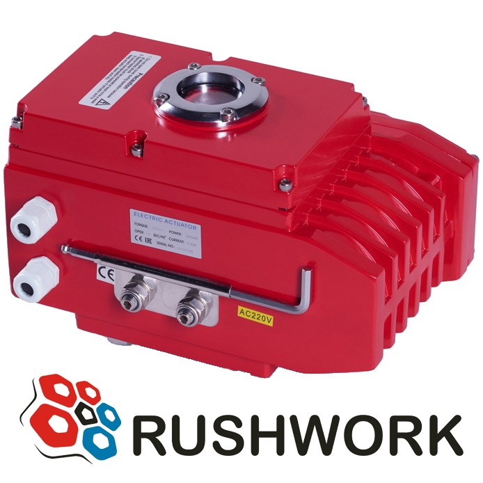 Электропривод Rushwork 900-220-0030, 220В, 30 Нм, P67, 20 сек