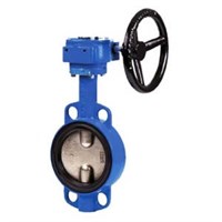 Затвор дисковый межфланцевый Genebre 2103 24 DN400, PN10 GG20 / GGG40 / EPDM, Tmax +120 °С,редуктор