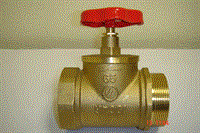 Клапан (вентиль) пожарный латунный КПЛП 65-1 муфта-цапка прямоточный